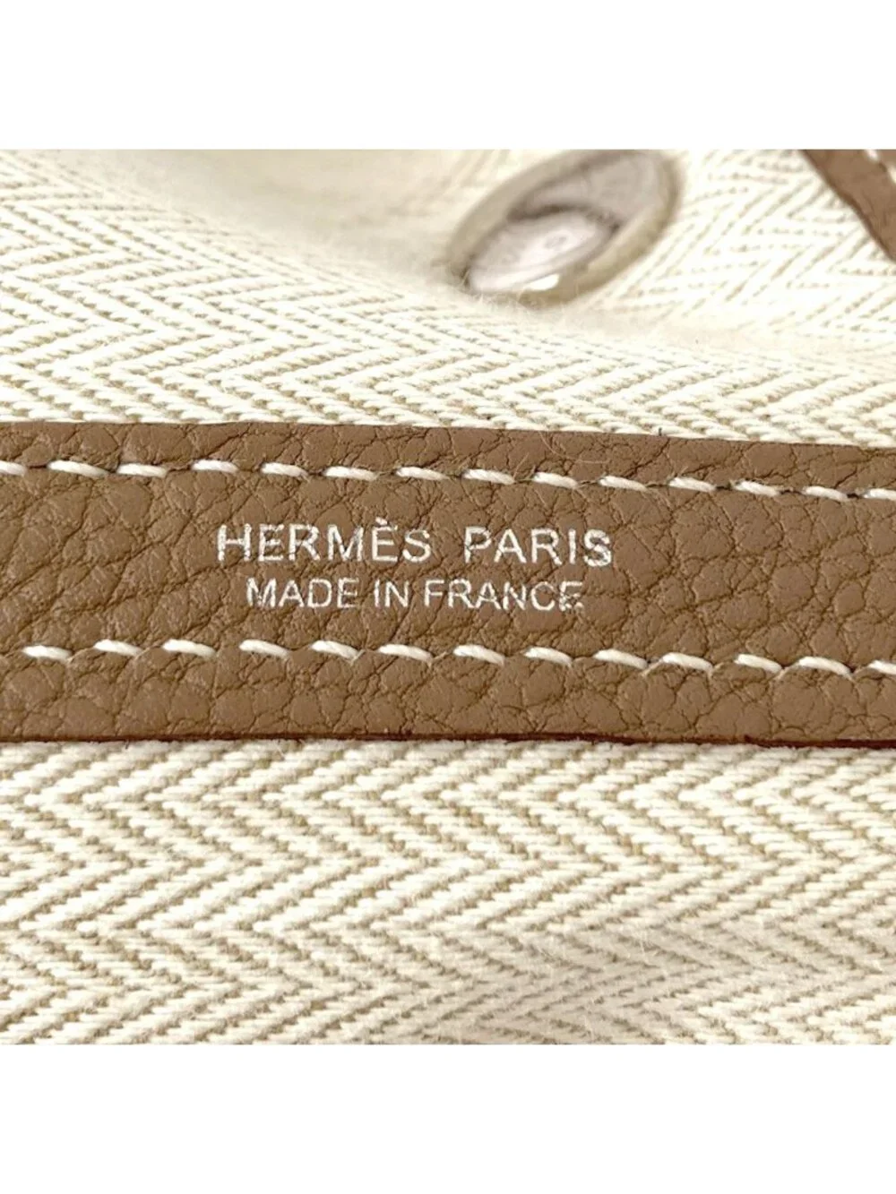 Hermes Garden Party PM Etop Silver Tote Negotiating